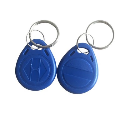 YARONGTECH-10 PCS Writable 125kHz RFID Key Fob Proximity ID Card Token Blue 