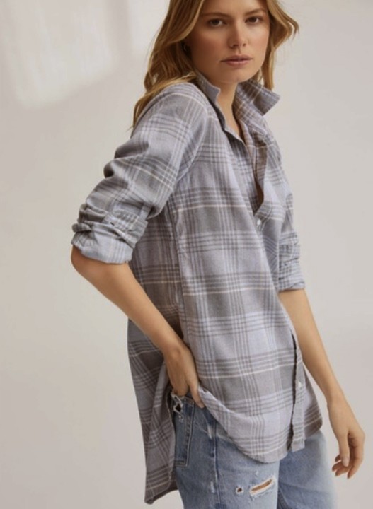 Frank & Eileen Grayson Flannel Button Down Shirt … - image 1