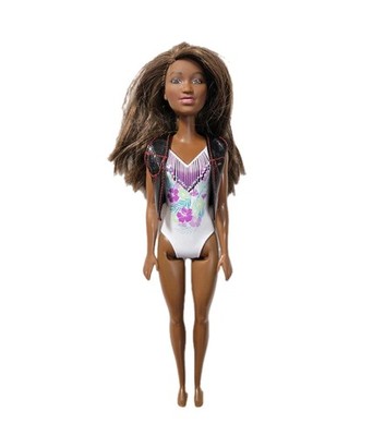 Barbie Water Play Beach African American Nikki Doll 2016 EUC Redress Ooak C325 