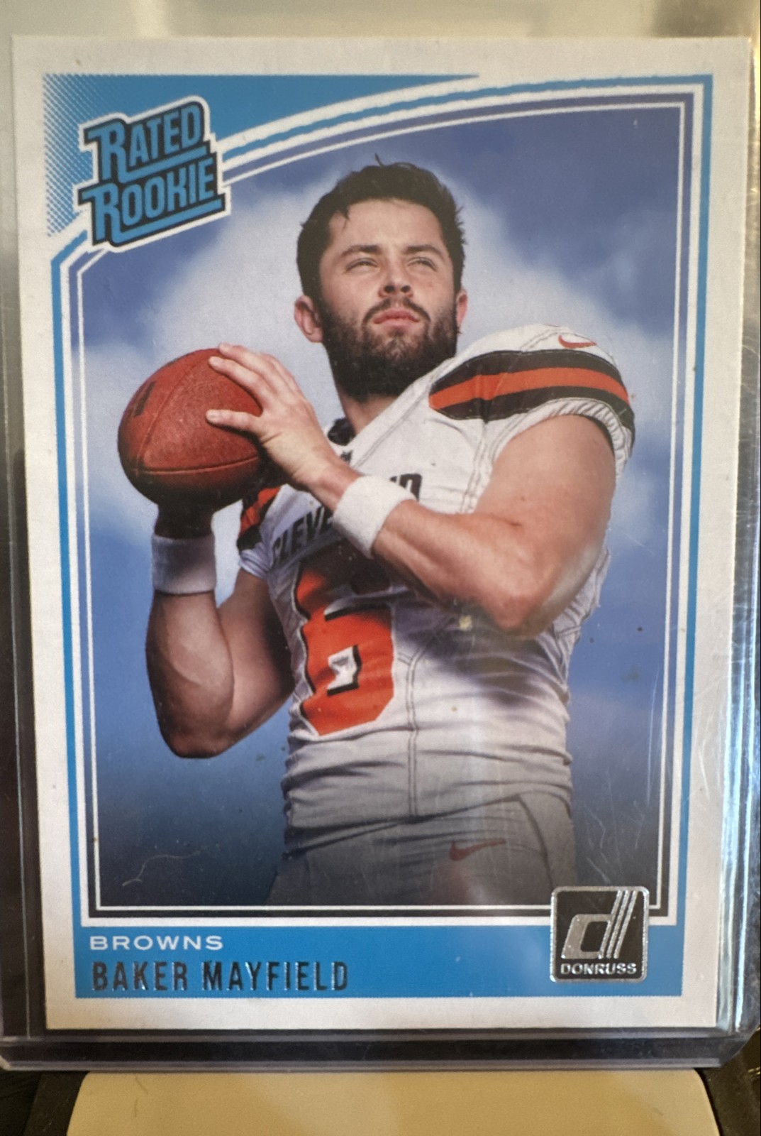 2018 Panini Donruss - Rated Rookie Baker Mayfield #303 (RC)