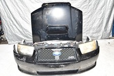 Jdm 2006-2008 Subaru Forester Nose Cut Headlight Core Support Hood Bumper Jdm 2006-2008 Subaru Forester Nose Cut Headlight Core Support Hood Bumper
