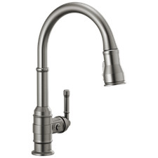 Delta 9190-KS-DST Single Handle Pull-Down Kitchen Faucet - Black