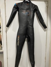 Ironman Reaction Wetsuit Size SMT Long Sleeves Black Blueseventy FLAWS