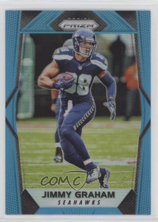2017 Panini Prizm Light Blue Prizm 171/199 Jimmy Graham #19 2eb