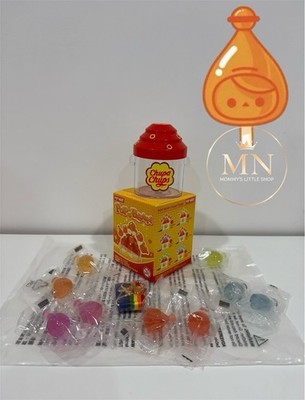  PopMart POPBEAN Chupa Chups Series (9x PUCKY IP sealed Pops) NEW, OPEN box