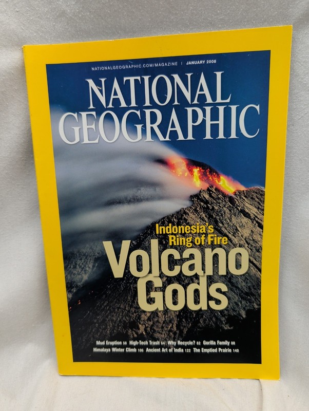 magazine, nostalgic, collectible,National Geographic 2008-01