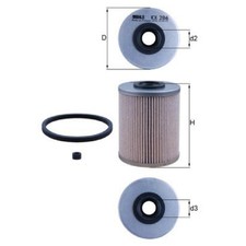 Knecht Kraftstofffilter 1541567JA1 1640300QAB 93185381 190652 190653 | 197170