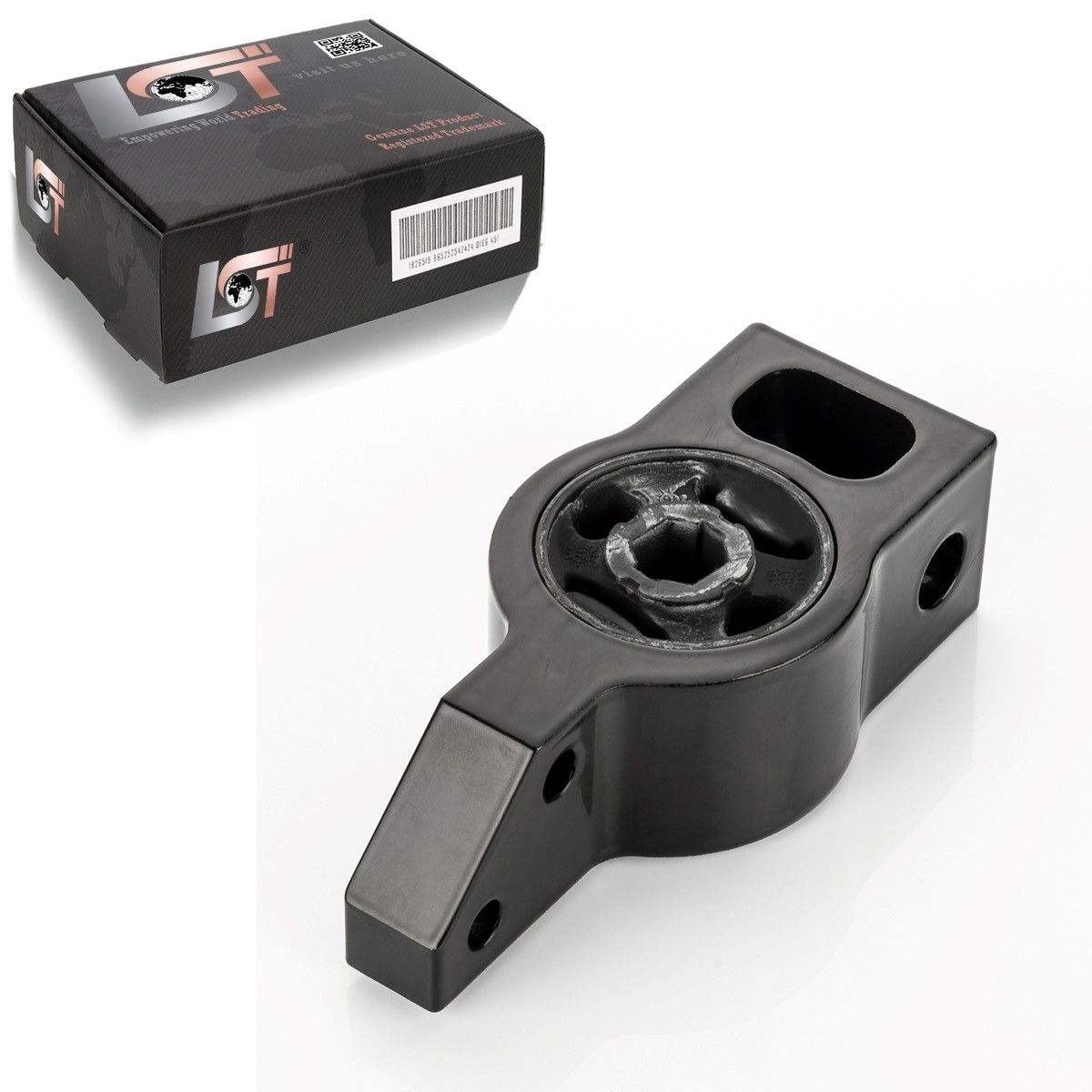 Lagerbock Lagerung Querlenkerlager Gummilager VR Schwarz For VW PASSAT 3C 36