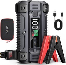 Avviatore Batteria Auto Moto e Camion 6000A Avviamento di Emergenza Jump Starter