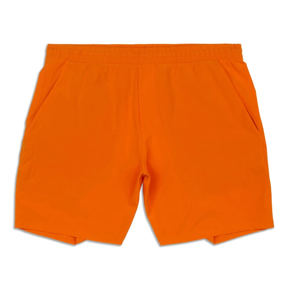 Pantalón corto de entrenamiento para correr lululemon para hombre talla XL amarillo