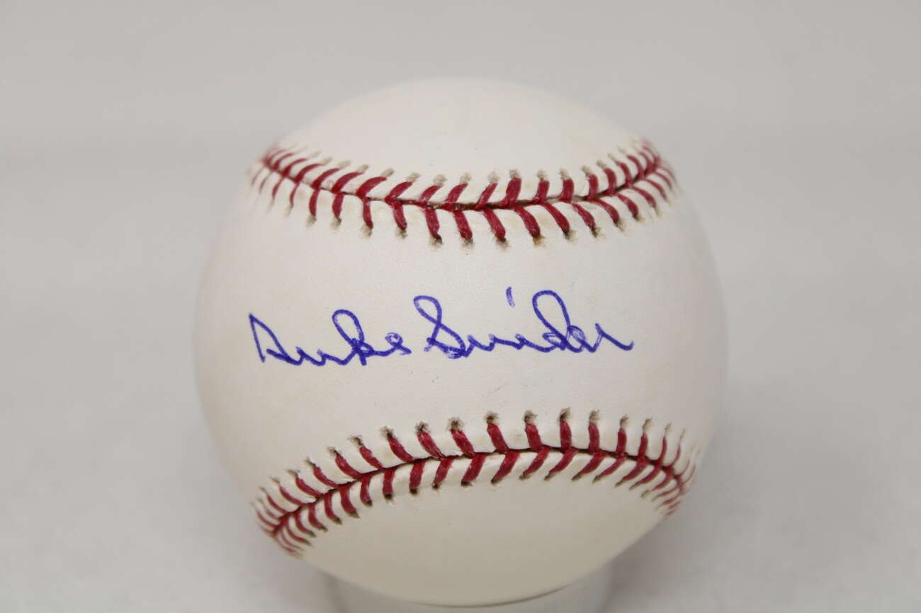 Duke Snider Autographed Signed Baseball PSA/DNA Authenticated Auto Dodgers 
