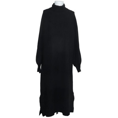 Zizzi, Rollkragenkleid, Größe: L, Schwarz, Acryl/Elasthan/Polyester/Wolle #ceG
