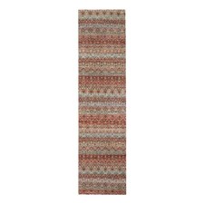 2'7" x 10'2" Red Kohinoor Herat Pattern Soft Wool Hand Knotted Runner Rug R76396