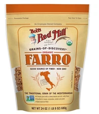 Bob's Red Mill Organic Farro Grain, 24 Ounce (Pack of 4)