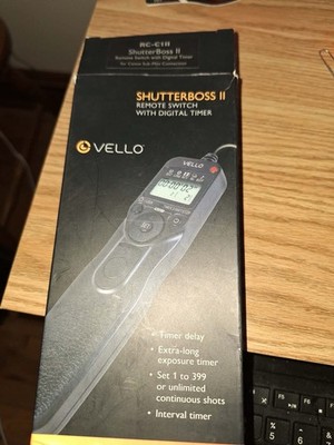 Vello Shutterboss Version II Remote Switch w/ Digital Timer for Canon NEW