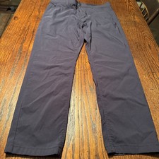 Weatherproof Vintage Mens Performance Flex Hybrid Tech Pant in Black Size 34x30