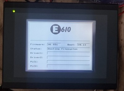 BEIJER ELECTRONICS E610 TYPE : 04400 HMI DISPLAY