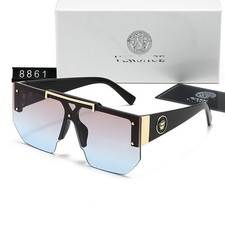 Men's Versacee Classic Square Sunglasses Big rimmed Stylish sunglasses with Box