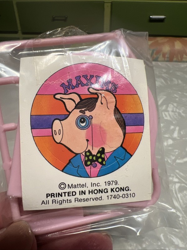 Vintage 1979 Mattel Gorgeous Creatures Sticker/ Accessories Only