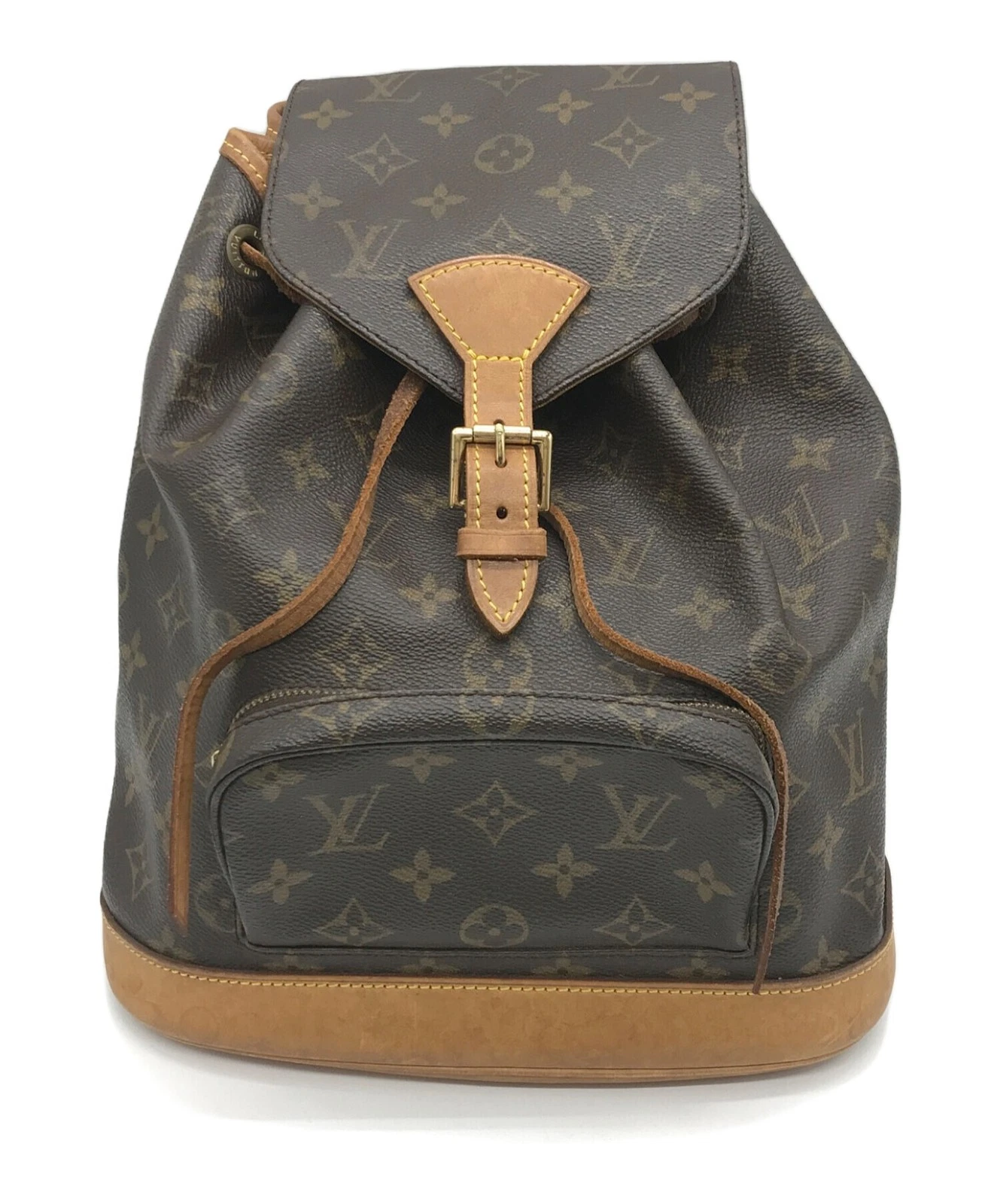 Vuitton — Louis Vuitton MM MM M51136 Coated Canvas Brown Bag #TFB2627