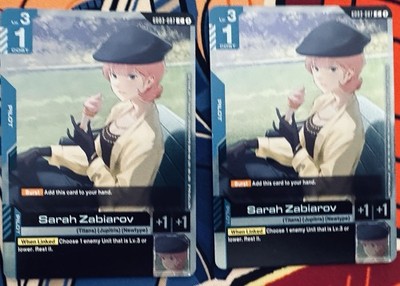 GCG Store Tournament Promo (GD03-087)   Sarah Zabiarov   Set Of 2