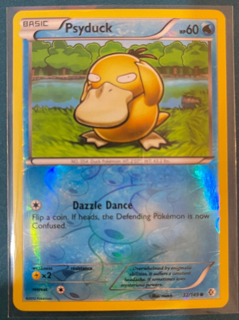 Psyduck 32/149 - Boundaries Crossed - Reverse Holo - NM