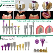 US Fit Straumann BLT N/RC Healing Abutment Scan Body Transfer Analog Open/Closed