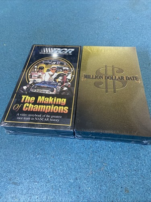 #ad NASCAR VHS Lot the Making of Champion And Million Dollar Date Jeff Gordon $13.37