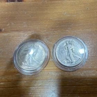 2  Walking Liberty Half Dollar Silver Business Strike Coins 1943 & 1945 #CE