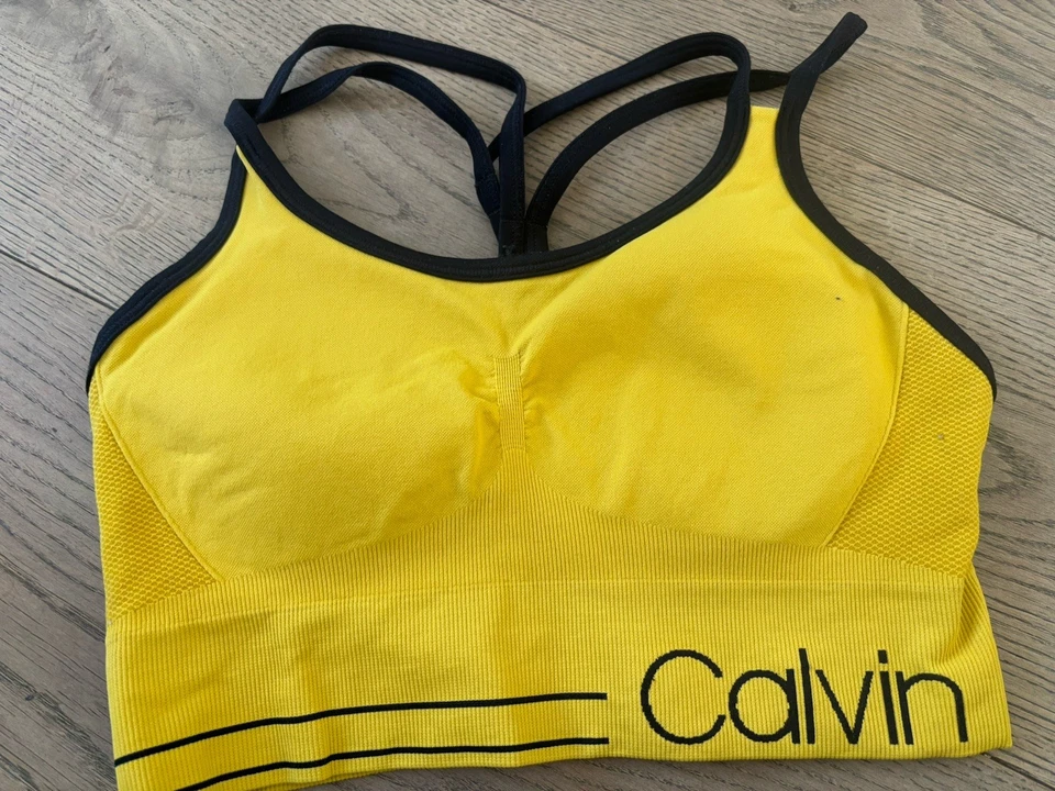 Neu Damen Sport BH Gr S Calvin Klein Performance Gefüttert - Bild 2 von 4
