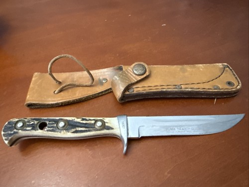 Vintage (2nd Half  1983) Handmade Puma Trail Guide Stag Handle w/sheath