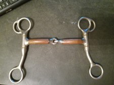 Reinsman 427 Western snaffle bit 5 in copper mouth