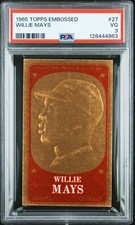 1965 Topps Embossed Baseball Cards 42