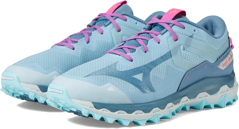 Zapato para correr Mizuno Wave Mujin 9 7 para mujer, Forget Me Not/Nimbus Cloud Foto 4 de 4