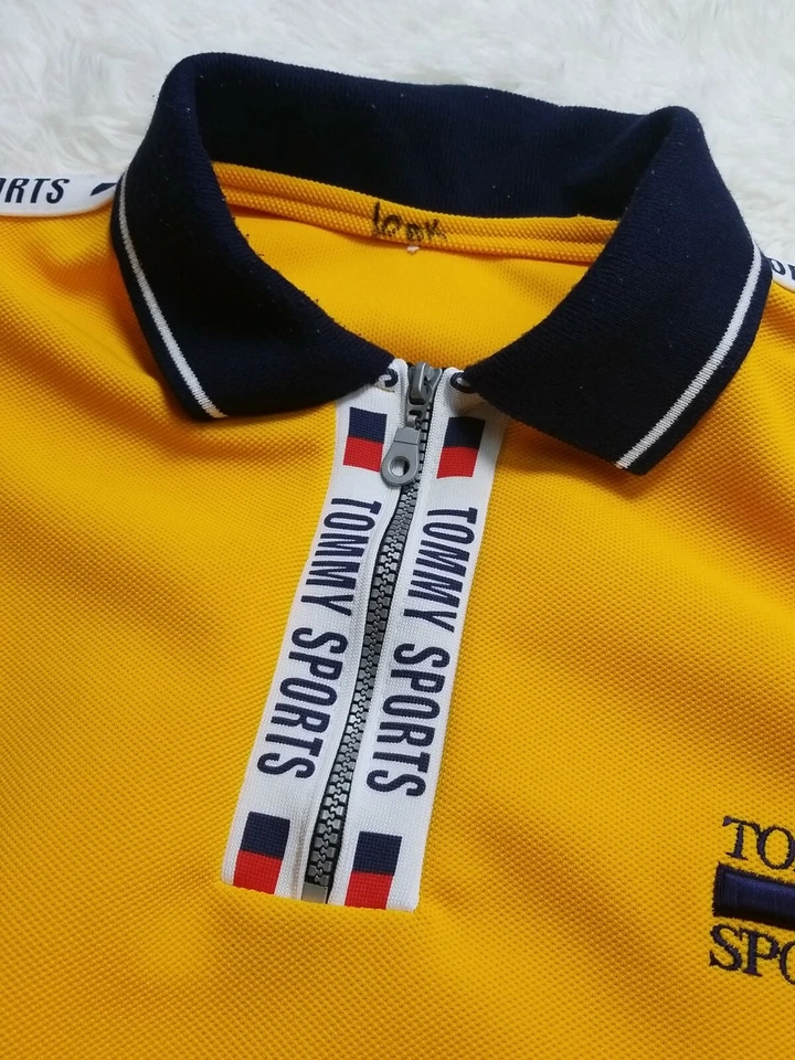 De Colección Tommy Hilfiger Deportes 1/4 Cremallera Manga Larga Camisa Jersey Deletrear Talla XL? Foto 4 de 4