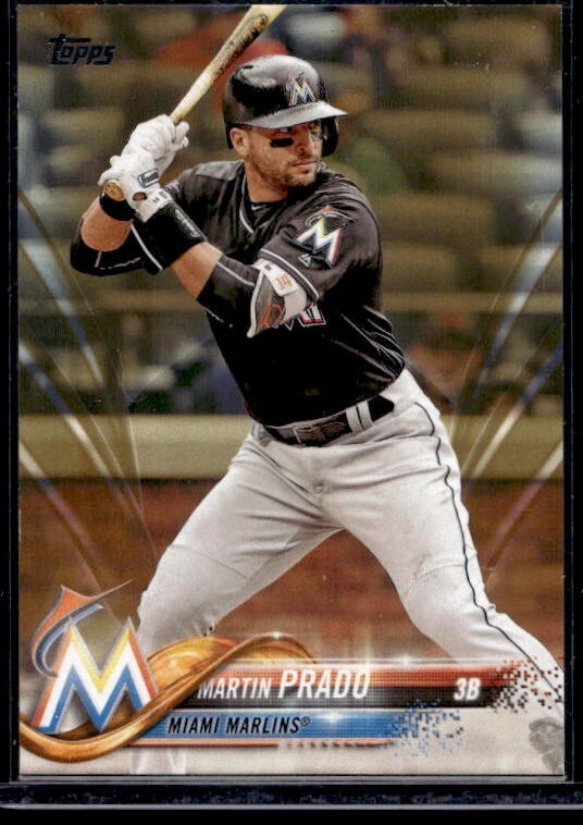 2018 Topps Series 1 GOLD #77 Martin Prado 2018/2018 Marlins