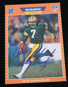 packers autographed football