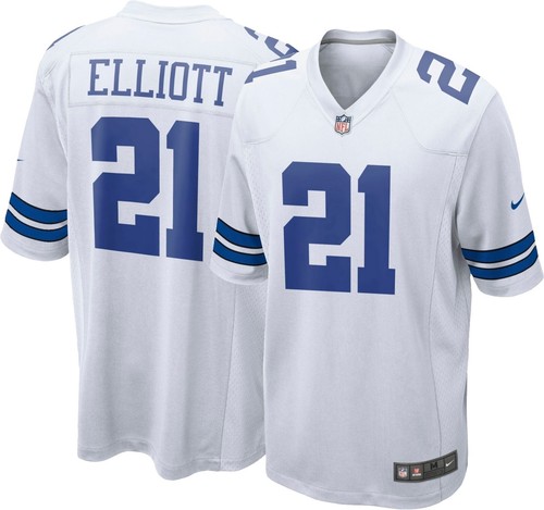 Nike Dallas Cowboys Ezekiel Elliott #21 Jersey Navy Blue NFL Men's