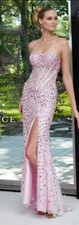 Alyce Prom Dress 6105, Pink, Size 8