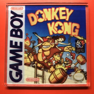 DONKEY KONG ,GAME BOY,NINTENDO- IMAN EN PLAXIGLAS-ENVÍO CERTIFICADO