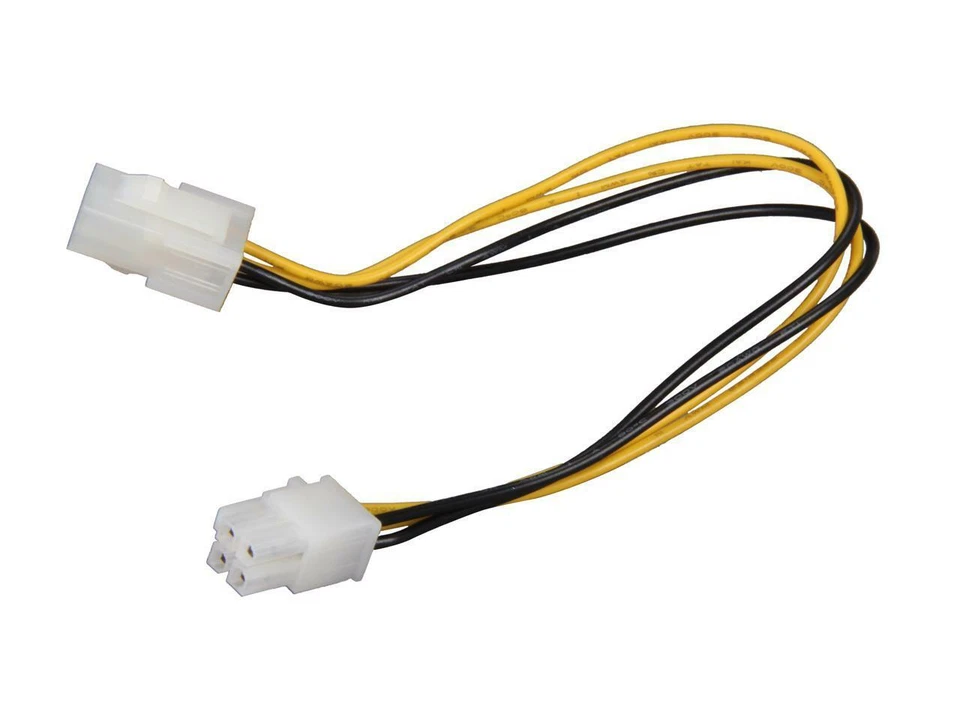 StarTech.com ATXP4EXT 8 in. 8in ATX12V 4 Pin P4 CPU Power Extension Cable Female - Image 2 of 3