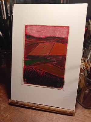 NORTH NORFOLK LANDSCHAFTSSTUDIE 8X12 ORIGINAL ÖLGEMÄLDE