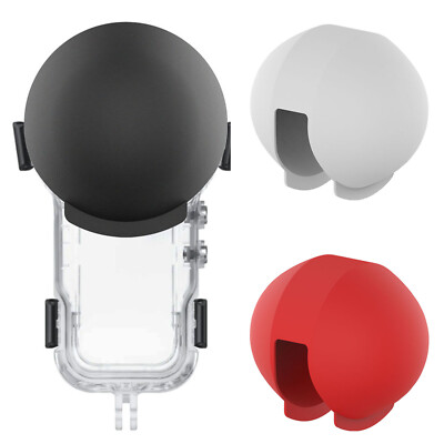 Soft Silicone Lens Cap Cover for Original Insta360 X5 Waterproof Diving Case