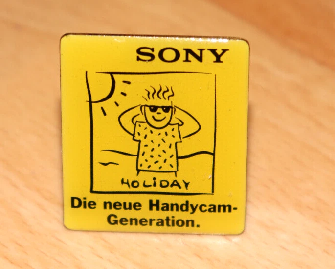 Sony Corporation Handycam Generation Vintage Rare Promo Pin / Badge - Image 2 of 4