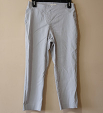 Style Co Women's S Pull-On Mid-Rise Comfort Waist Capri Pants Blue p28-70