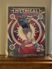 2020 Donruss Optic Mythical Insert #M-9 Javier Baez - Chicago Cubs