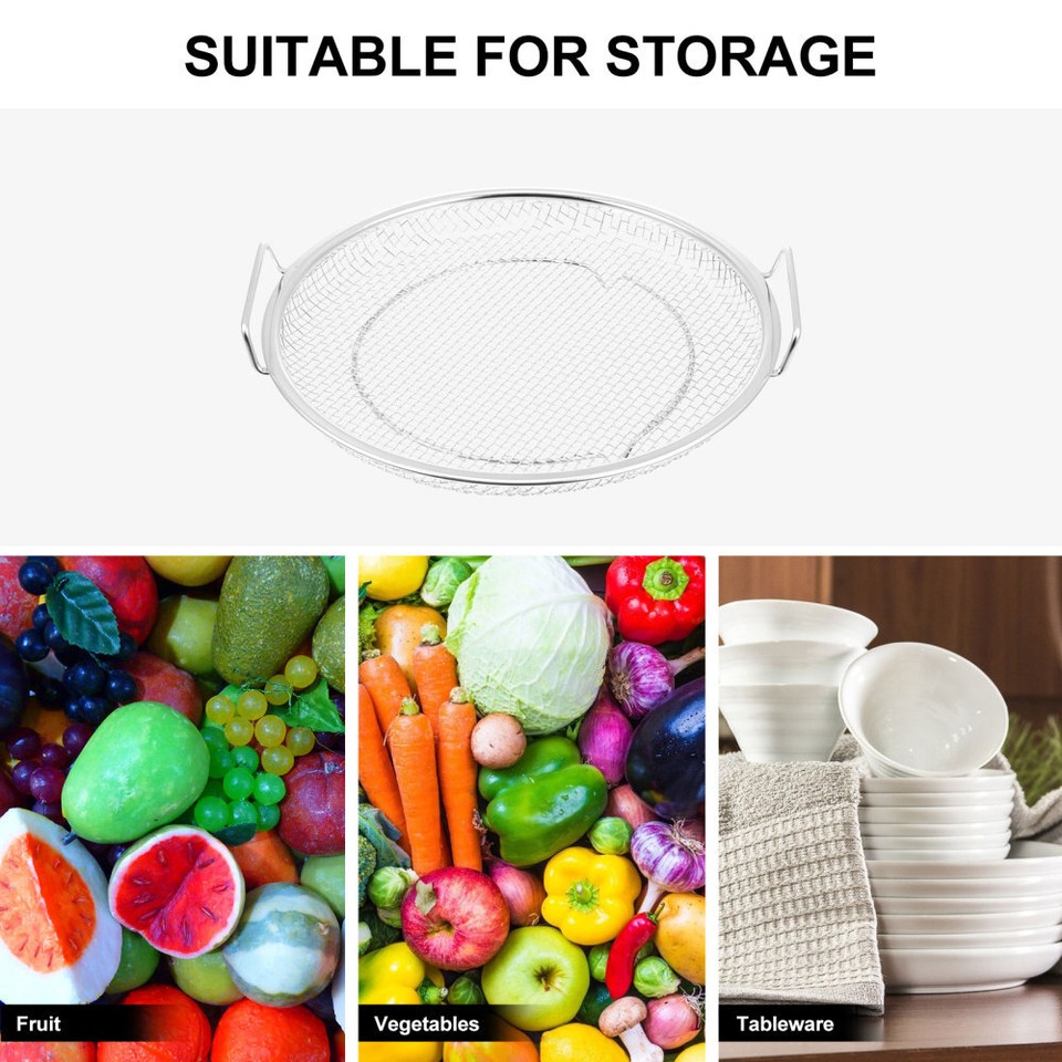 Baking Rack Perforated Basket Steamer Rack Fish Fryer Strainer Basket