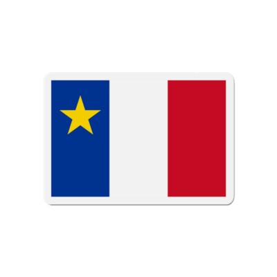 Flag of Acadia - Die-Cut Magnet