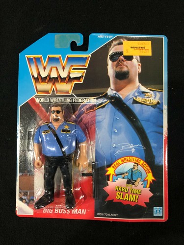 WWF Hasbro Original Big Boss Man Series 1 Action F...