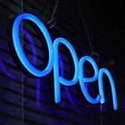 Open Business Neon Sign Lamp Integrative Bright Led Store Shop Advertising Light